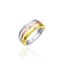 Gisser Tri Statement Ring