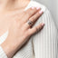 Gisser Triple Crossover Silver Ring