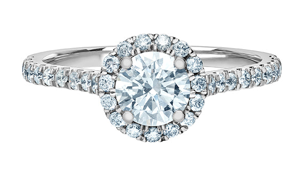 Laboratory Grown Diamond Cluster Ring
