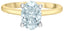 Laboratory Grown Diamond Ring With Hidden Halo