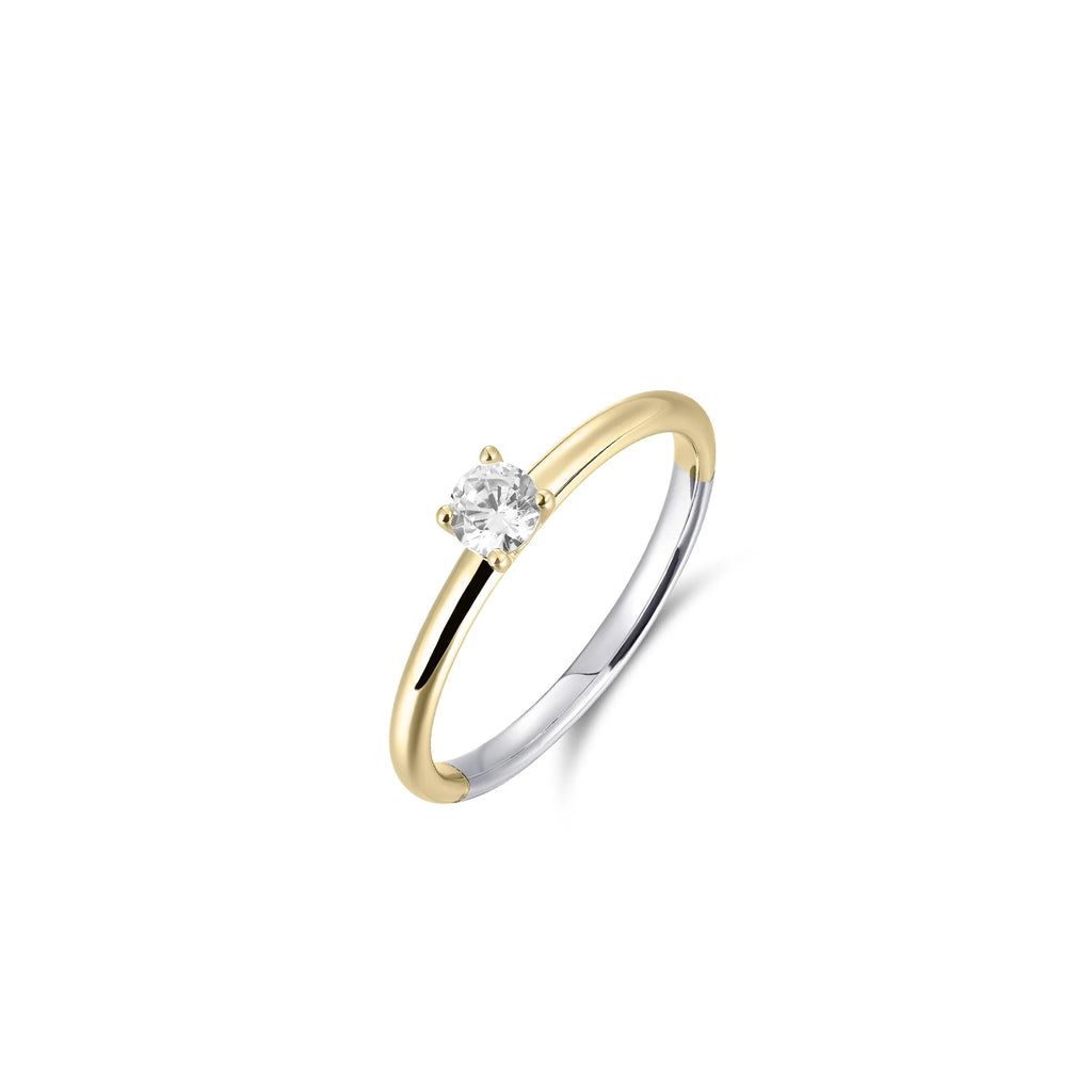 Gisser Stackable Solitaire Ring