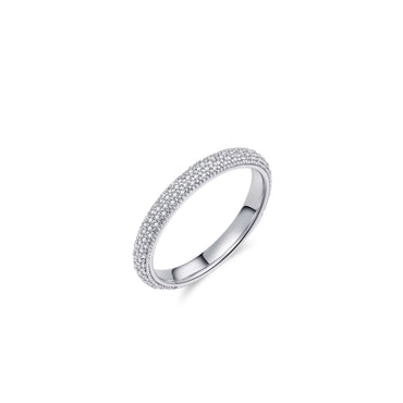 Gisser Silver Pave Ring