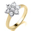 18ct Diamond Daisy Ring