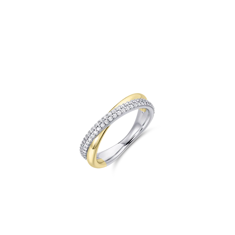 Gisser Crossing Bold Pave Band