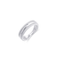 Gisser Shimmering Silver Bold Band