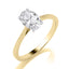 9ct Yellow Gold 1.50ct Laboratory Grown Diamond Oval Ring