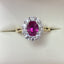 18ct Ruby and Diamond Cluster Ring