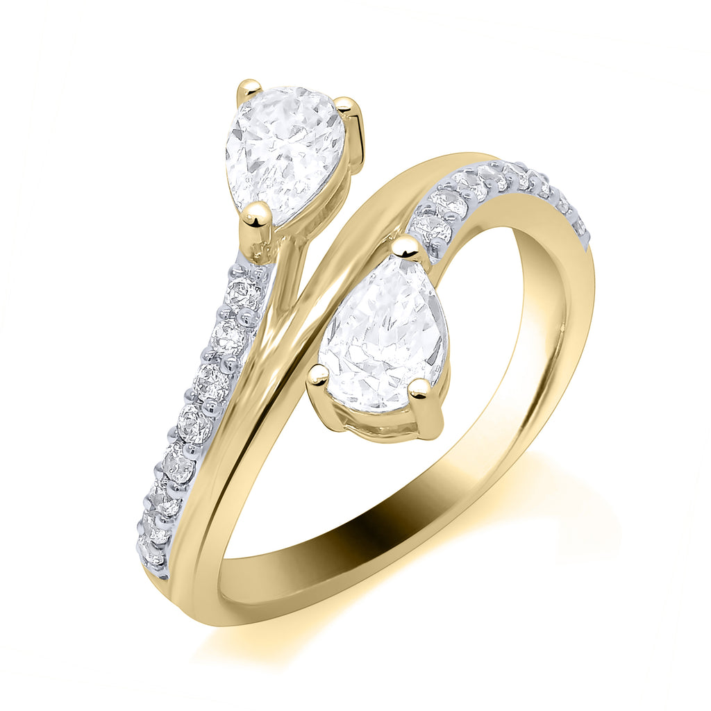 9ct Yellow Gold Laboratory Grown Diamond Dress Ring