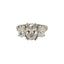 Platinum Laboratory Grown 3 Stone Diamond Oval ring