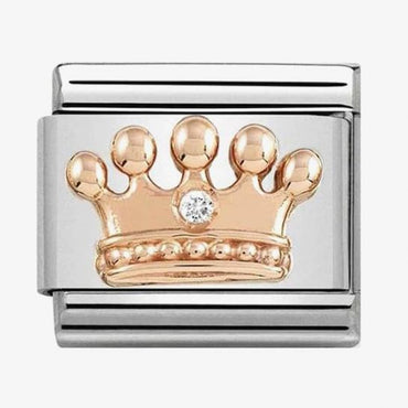 Nomination Rose Gold Crown Composable Link