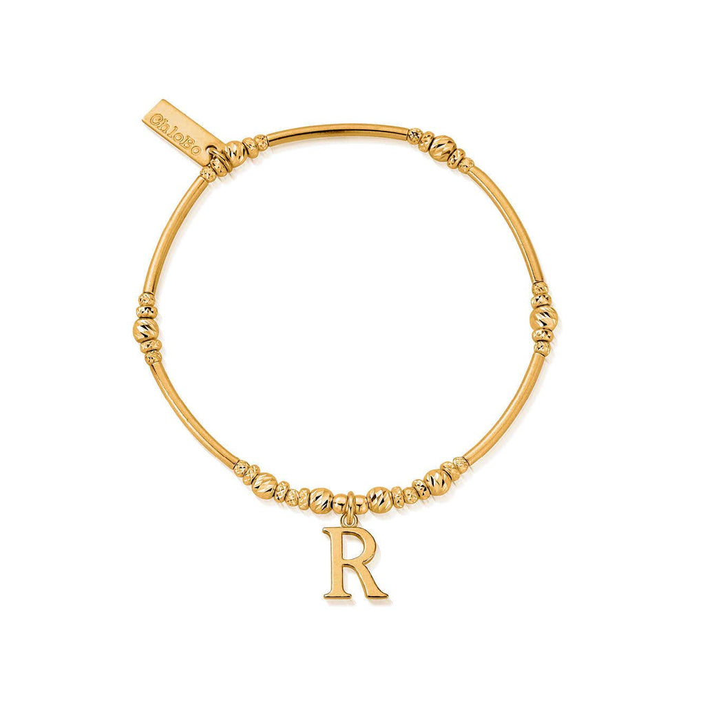 Chlobo 18ct Gold Plated Initial Bracelet