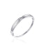 Gisser Silver Double Crossover Bangle