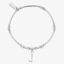 Chlobo Silver Initial Bracelets
