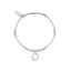 Chlobo Silver O Initial Bracelet