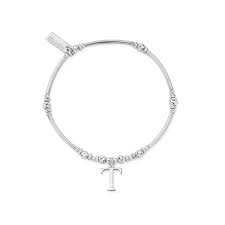 Chlobo Silver Initial Bracelets