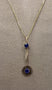 Art Deco 9ct Synthetic Sapphire Pendant