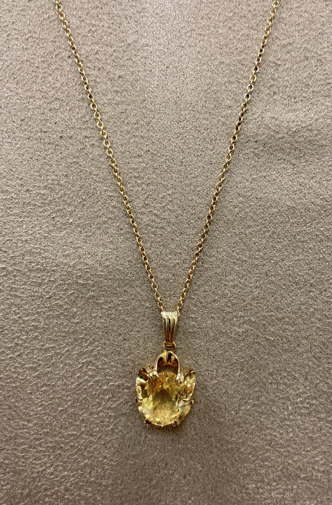 Pre-Loved 9ct Citrine Pendant