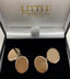 Pre-loved 9ct Oval Shaped Cufflinks