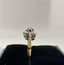 Pre-loved 9ct Sapphire & Diamond Cluster Ring