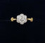 Edwardian 18ct Diamond Floral Cluster Ring