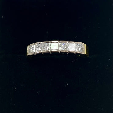 Pre-Loved 18ct Princess Cut Diamond Ring