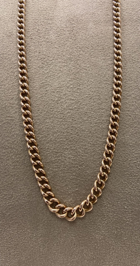 Vintage 9ct Rose Gold Graduated Chain