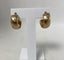 Pre-Loved 9ct Wide 3/4 Hoop Earrings