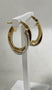 Pre-Loved 9ct Two Tone Hoop Earrings
