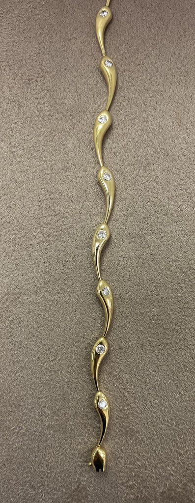 Vintage 18ct Diamond Bracelet