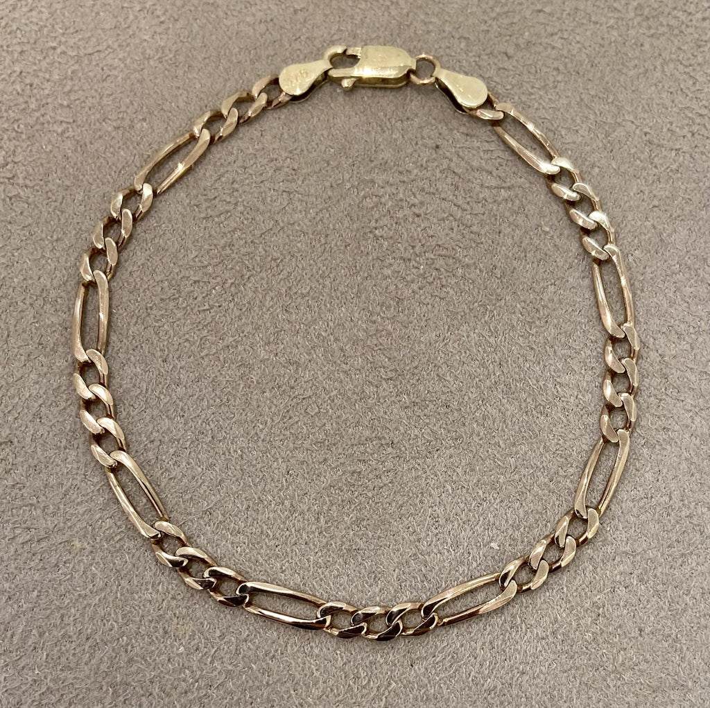 Pre-Loved 9ct 3-1 Figaro Bracelet