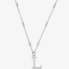 Chlobo Silver L Initial Pendant