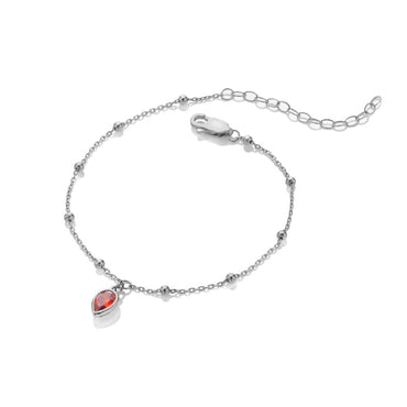 Hot Diamonds Silver Whisper January Birthstone Bracelet