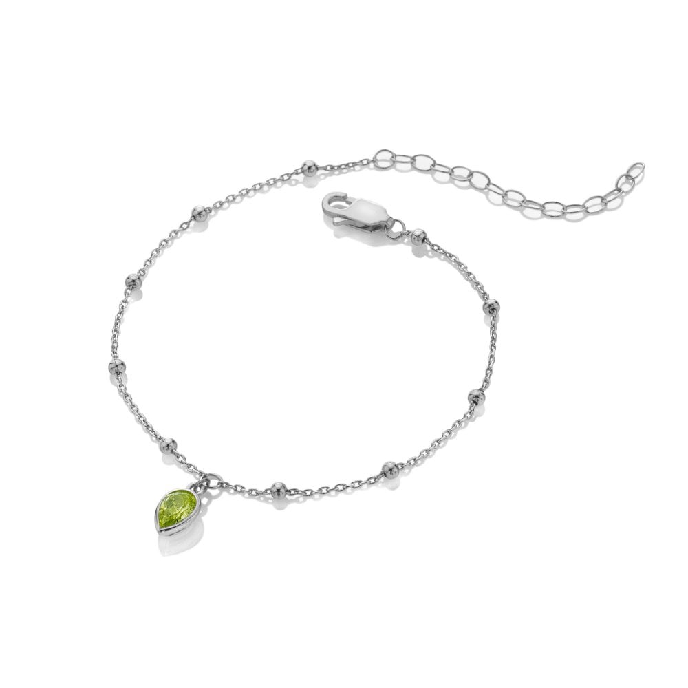 Hot Diamonds Silver Whisper August Birthstone Bracelet