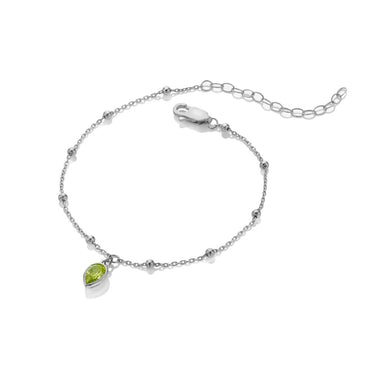 Hot Diamonds Silver Whisper August Birthstone Bracelet