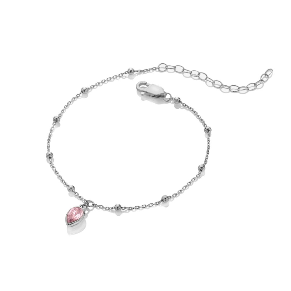 Hot Diamonds Silver Whisper October Birthstone Bracelet