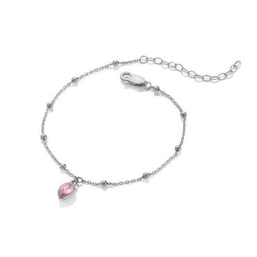 Hot Diamonds Silver Whisper October Birthstone Bracelet