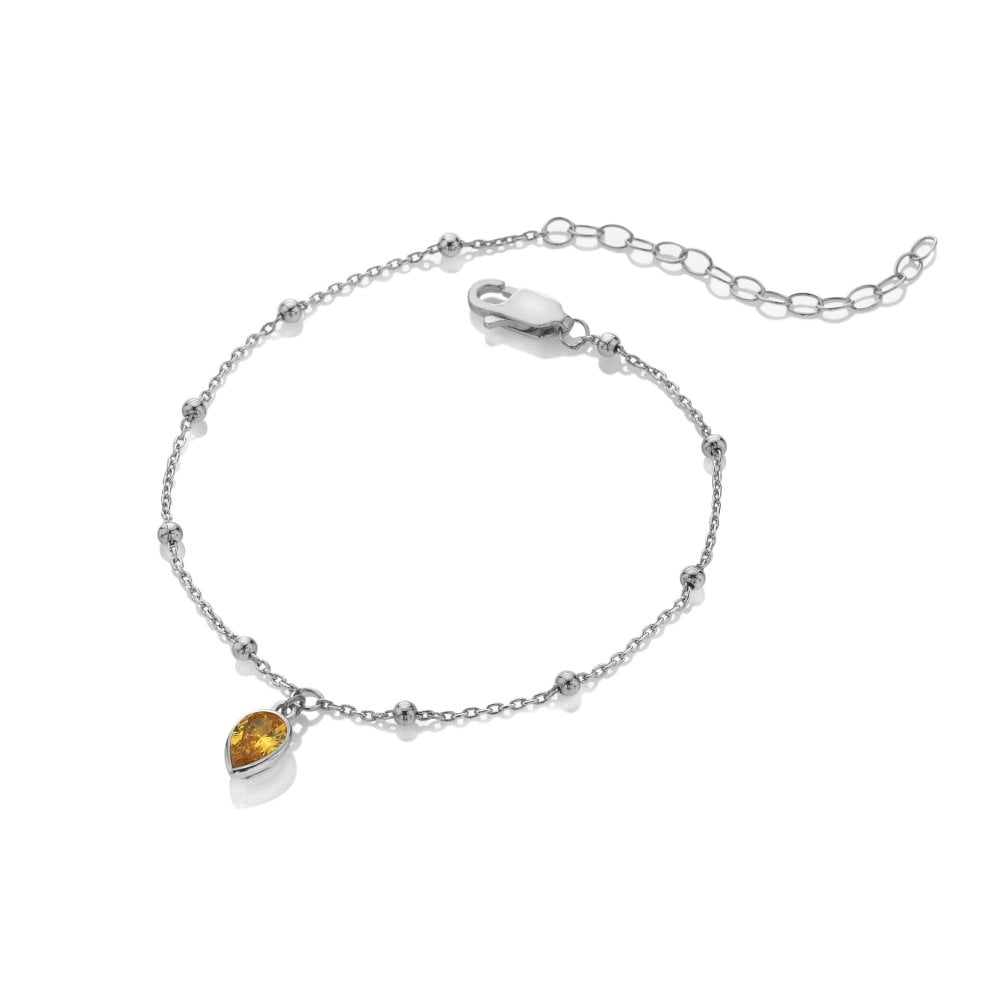 Hot Diamonds Silver Whisper November Birthstone Bracelet