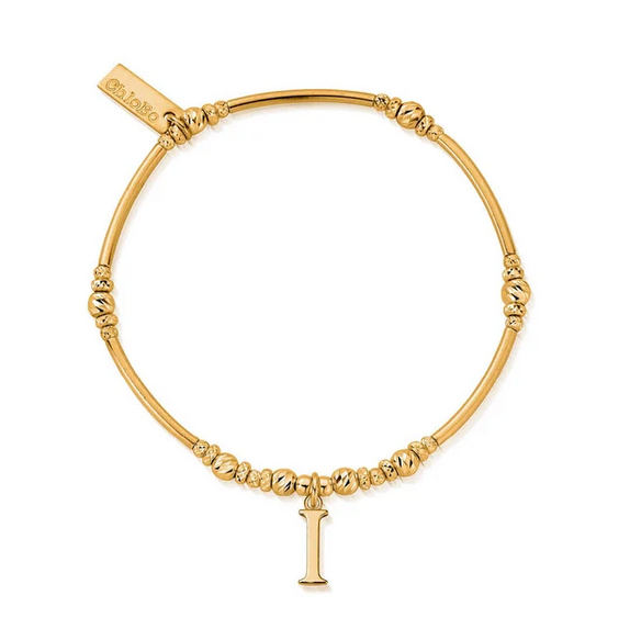 Chlobo 18ct Gold Plated Initial Bracelet