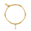 Chlobo 18ct Gold Plated Initial Bracelet