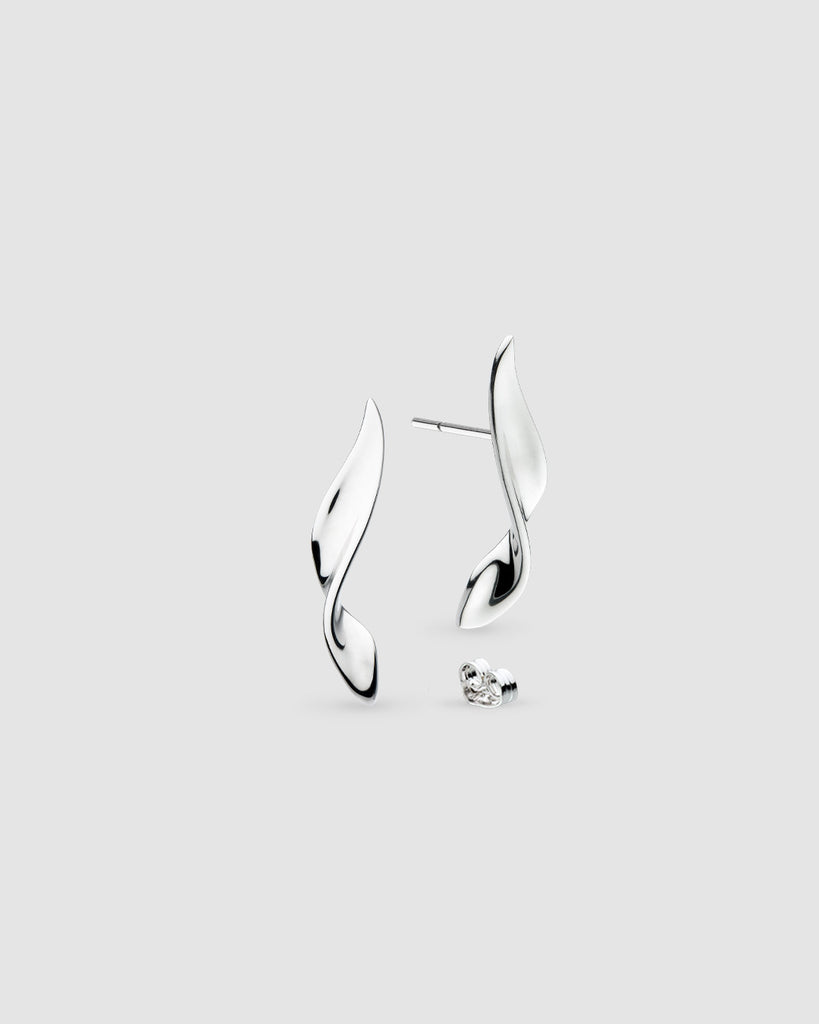 Kit Heath Serenity Long Curve Earrings