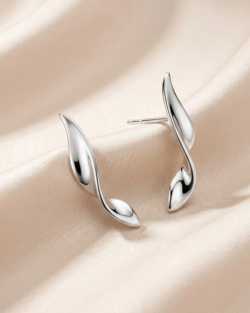 Kit Heath Serenity Long Curve Earrings