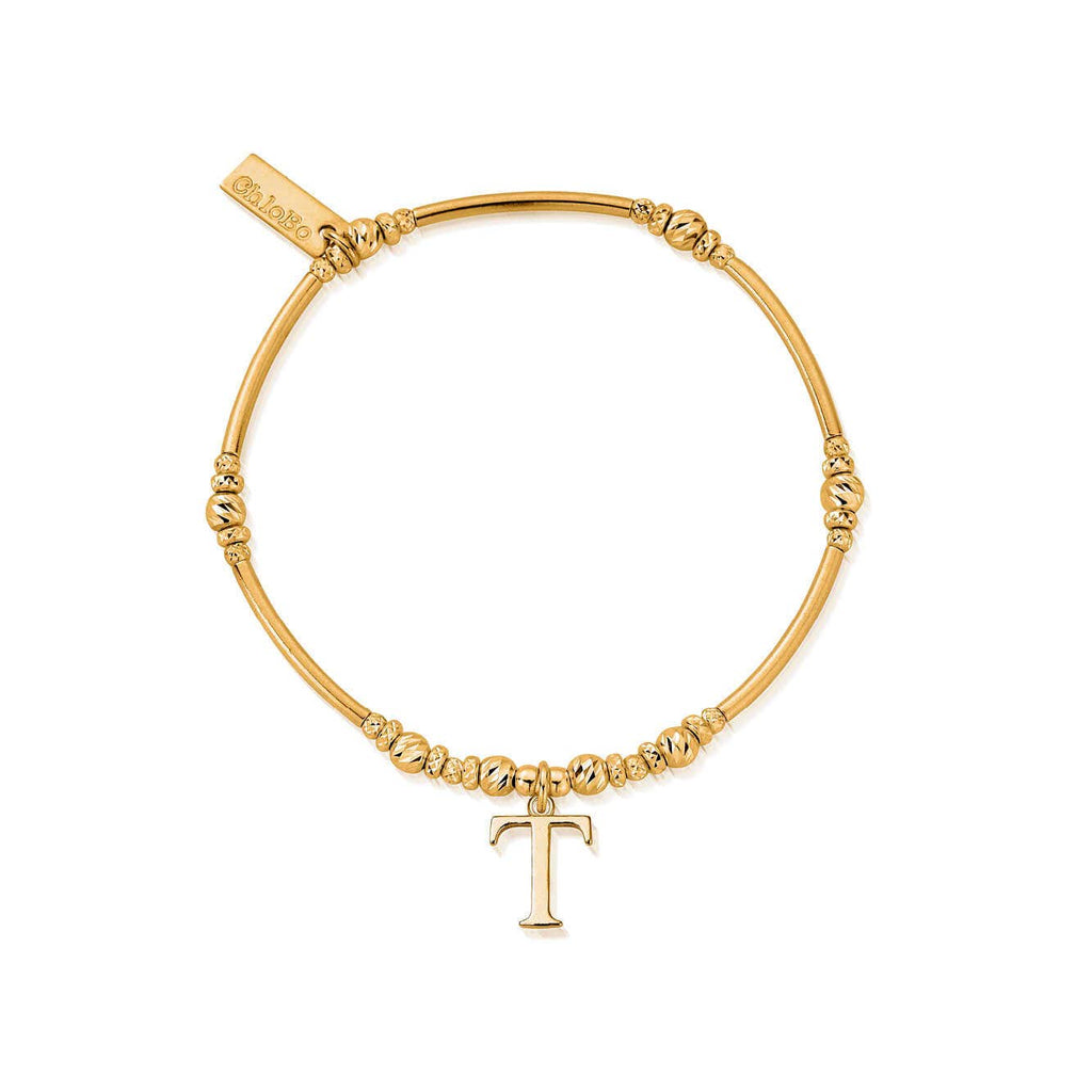 Chlobo 18ct Gold Plated Initial Bracelet