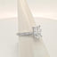 9ct White Gold Laboratory Grown Radiant Cut Diamond Ring