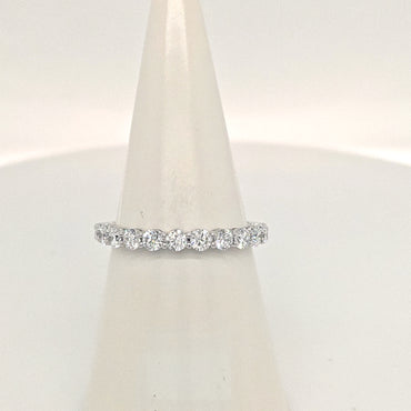 Platinum Laboratory Grown Diamond Half Eternity Ring
