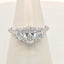 Platinum Laboratory Grown Oval Diamond Ring