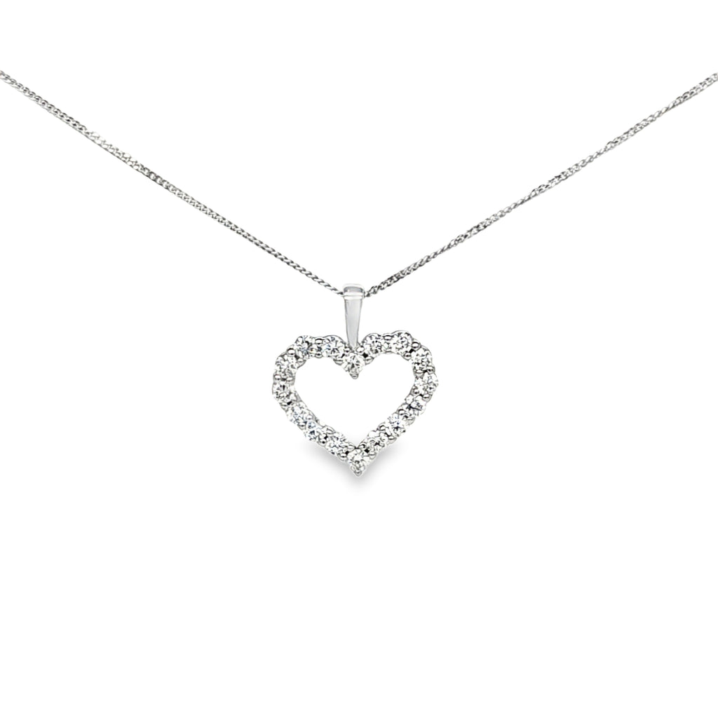 Laboratory Grown Diamond Heart Pendant
