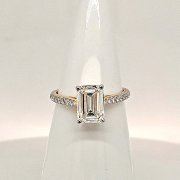 18ct Yellow Gold Laboratory Grown 1.50ct Diamond Ring