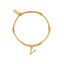 Chlobo 18ct Gold Plated Initial Bracelet