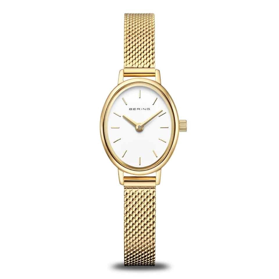 Bering Oval Gold Tone Watch