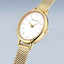 Bering Oval Gold Tone Watch